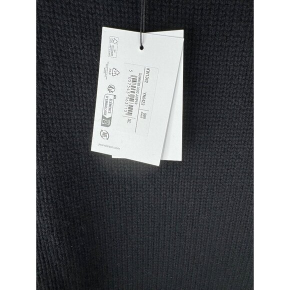 NWT JW Anderson Guinness Logo Cashmere Blend Sweater Jumper Black White Mens XL - Picture 6 of 6